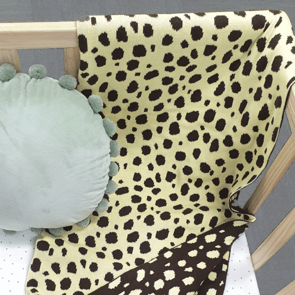 Cheetah Name Blanket