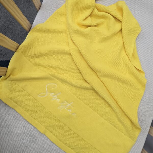Yellow Baby Blanket