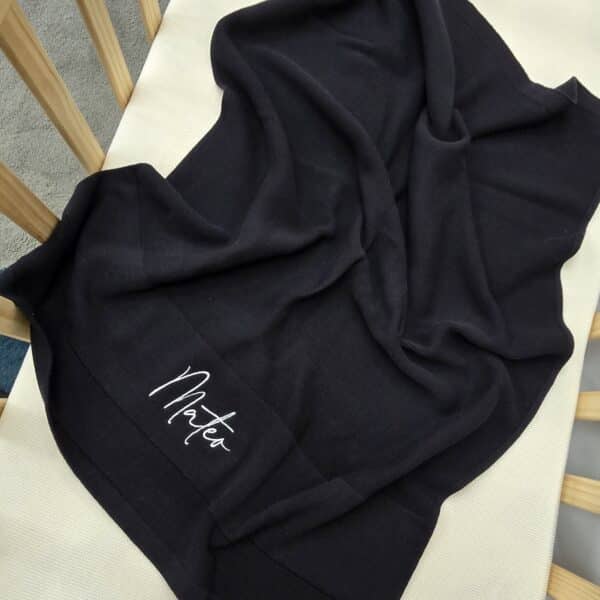 Black Baby Blanket