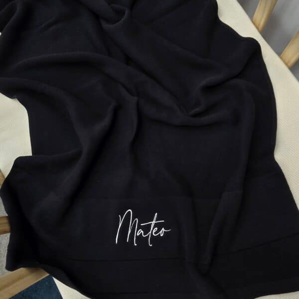 Black Baby Blanket