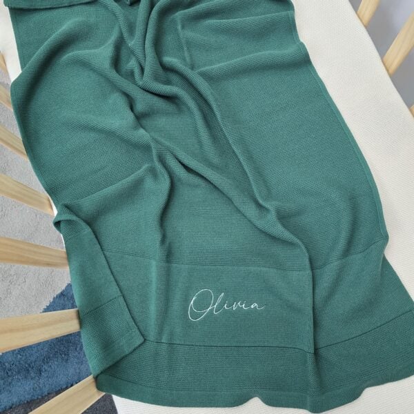 Green Baby Blanket