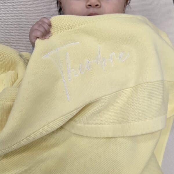 Lemon Baby Blanket