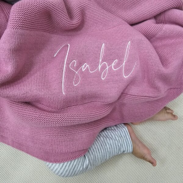 Rose Baby Blanket
