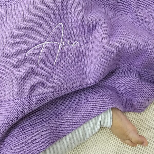 Purple Baby Blanket