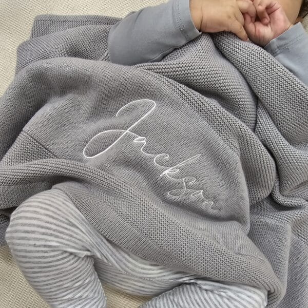 Grey Baby Blanket