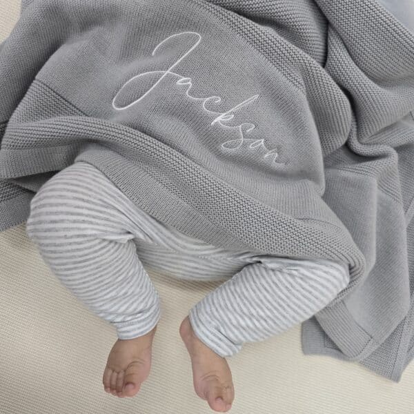Grey Baby Blanket