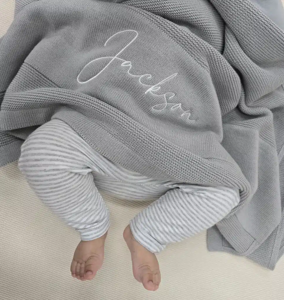 Grey Baby Blanket