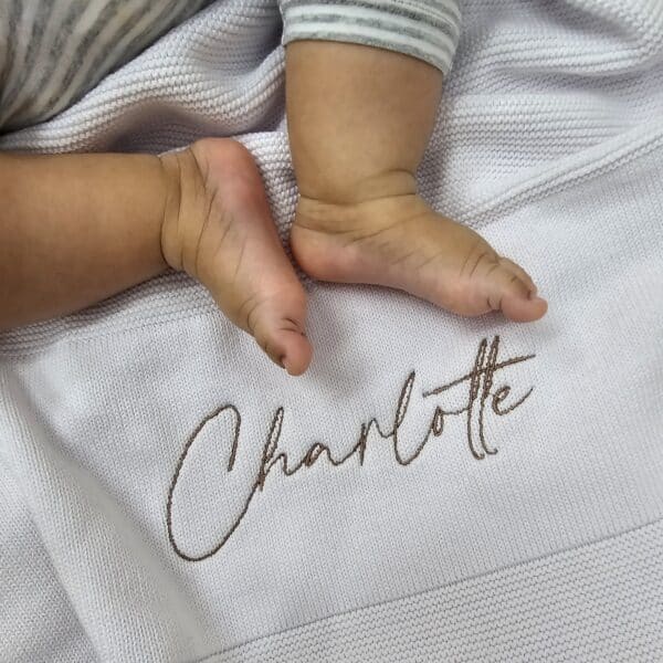White Baby Blanket