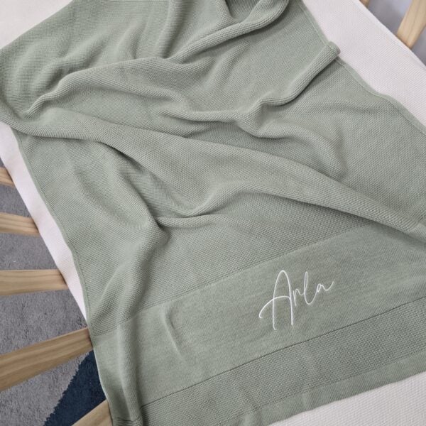 Sage Baby Blanket