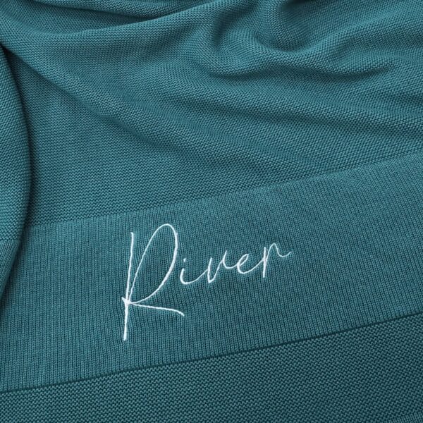 Teal Baby Blanket