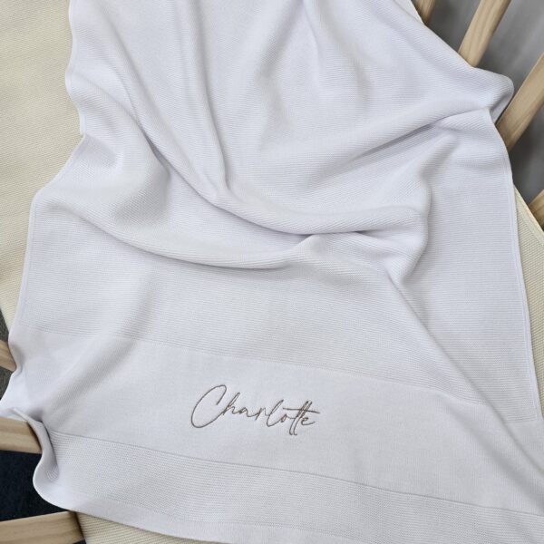 White Baby Blanket