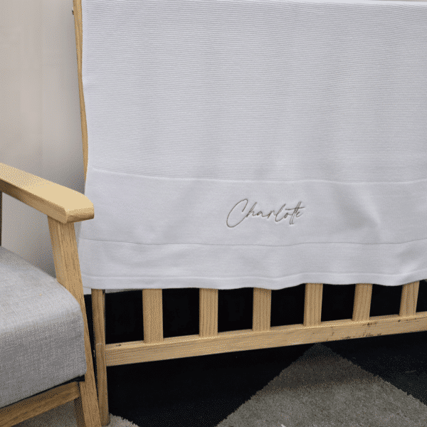 White Baby Blanket