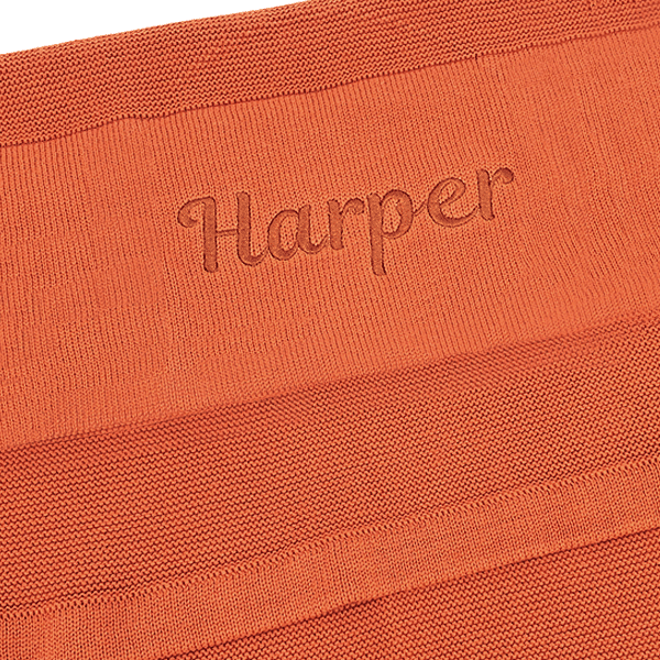 Orange Baby Blanket