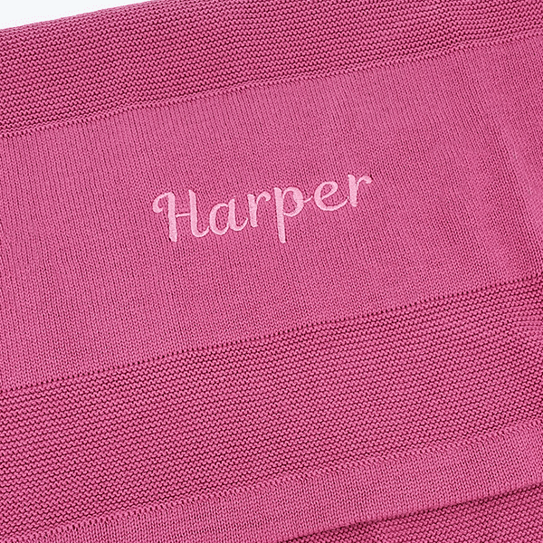 Hot Pink Baby Blanket