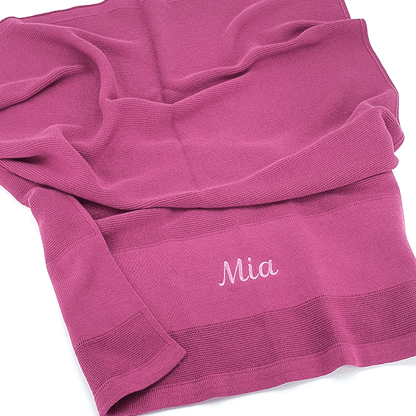 Hot Pink Baby Blanket