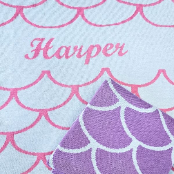 Custom Mermaid Tail Blanket Custom Mermaid Tail Blanket