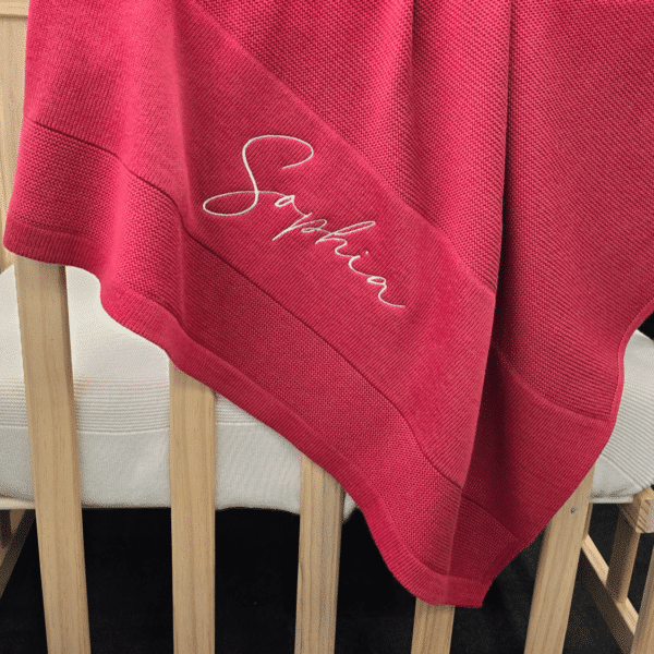 Ruby Baby Blanket