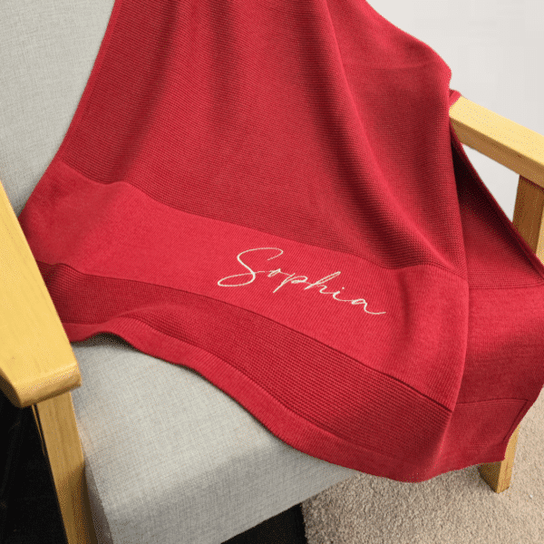 Ruby Baby Blanket