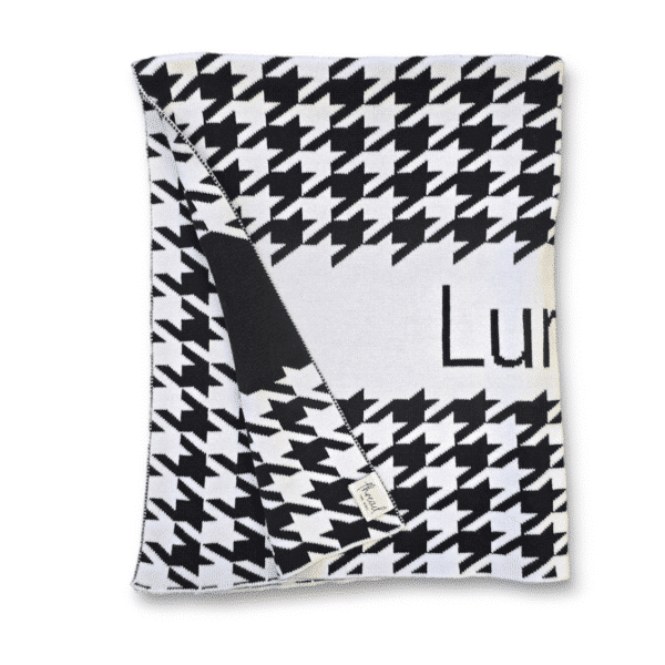 Custom Houndstooth Blanket Custom Houndstooth Blanket