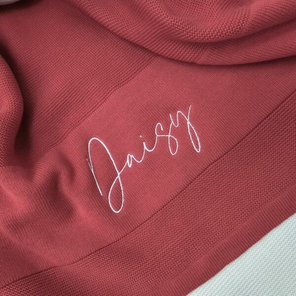 Ruby Baby Blanket