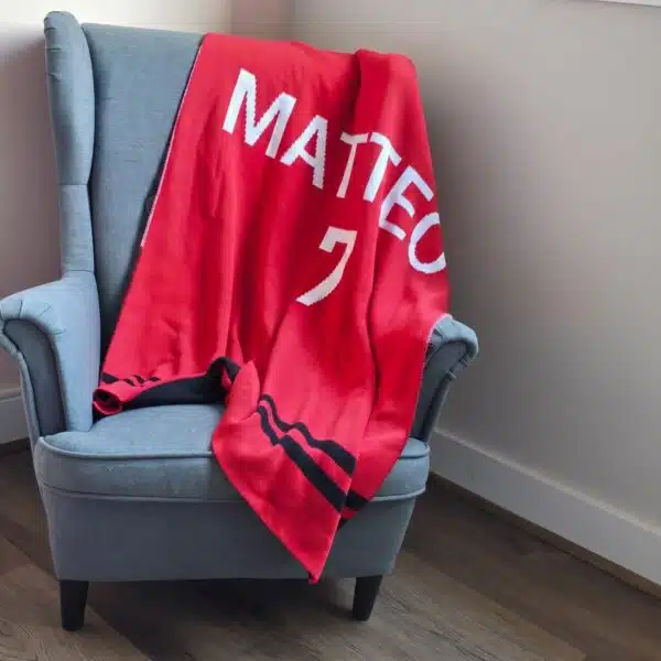 Custom Sports Jersey Blanket