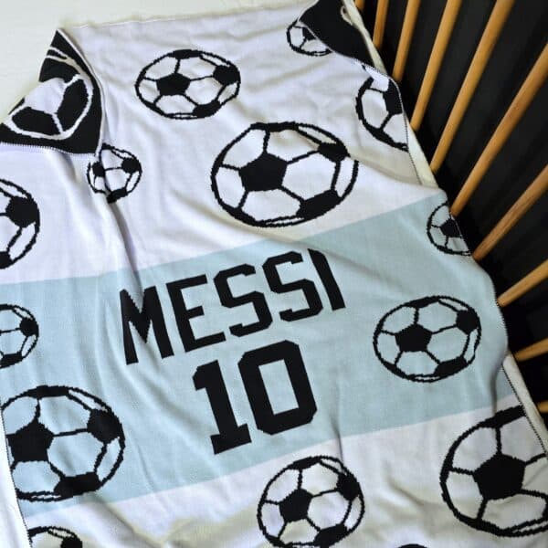 Custom Sports Soccer Ball Blanket Custom Sports Soccer Ball Blanket