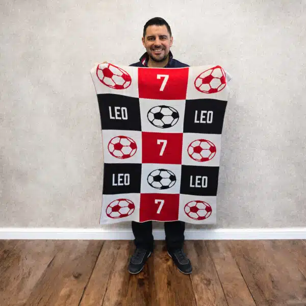 Custom Sports Signature Blanket