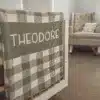 Custom Gingham Blanket