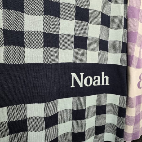 Custom Gingham Blanket