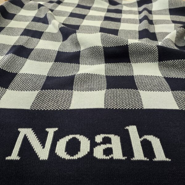 Custom Gingham Blanket