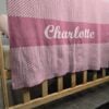 Custom Mini Checks Blanket with custom name