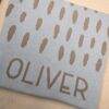 Custom Raindrops Blanket with custom name Oliver