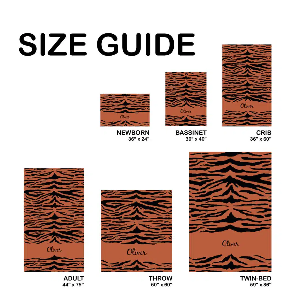 Tiger Name Blanket