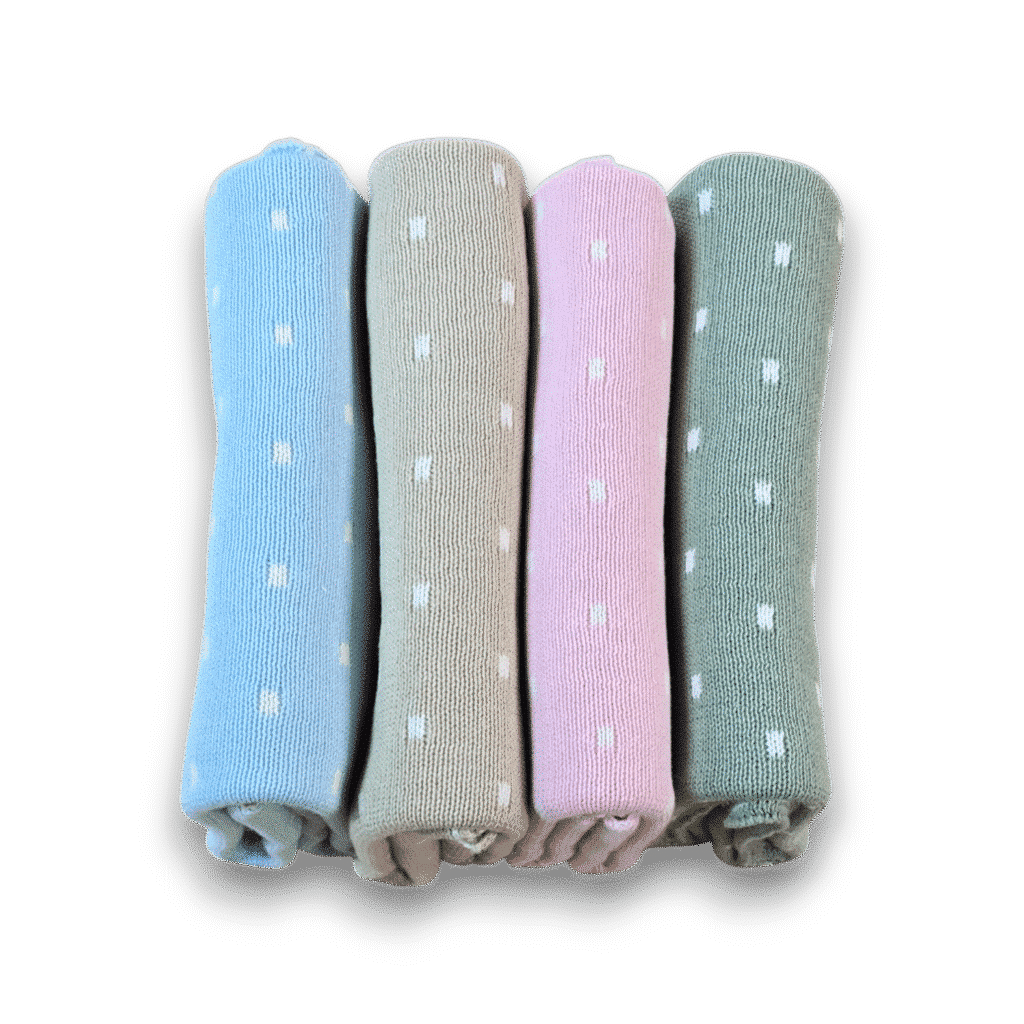 Preemie Blanket - Sage Spots