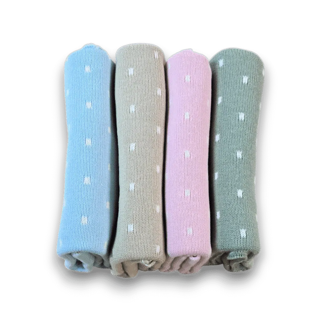 Preemie Blanket - Baby Pink Spots