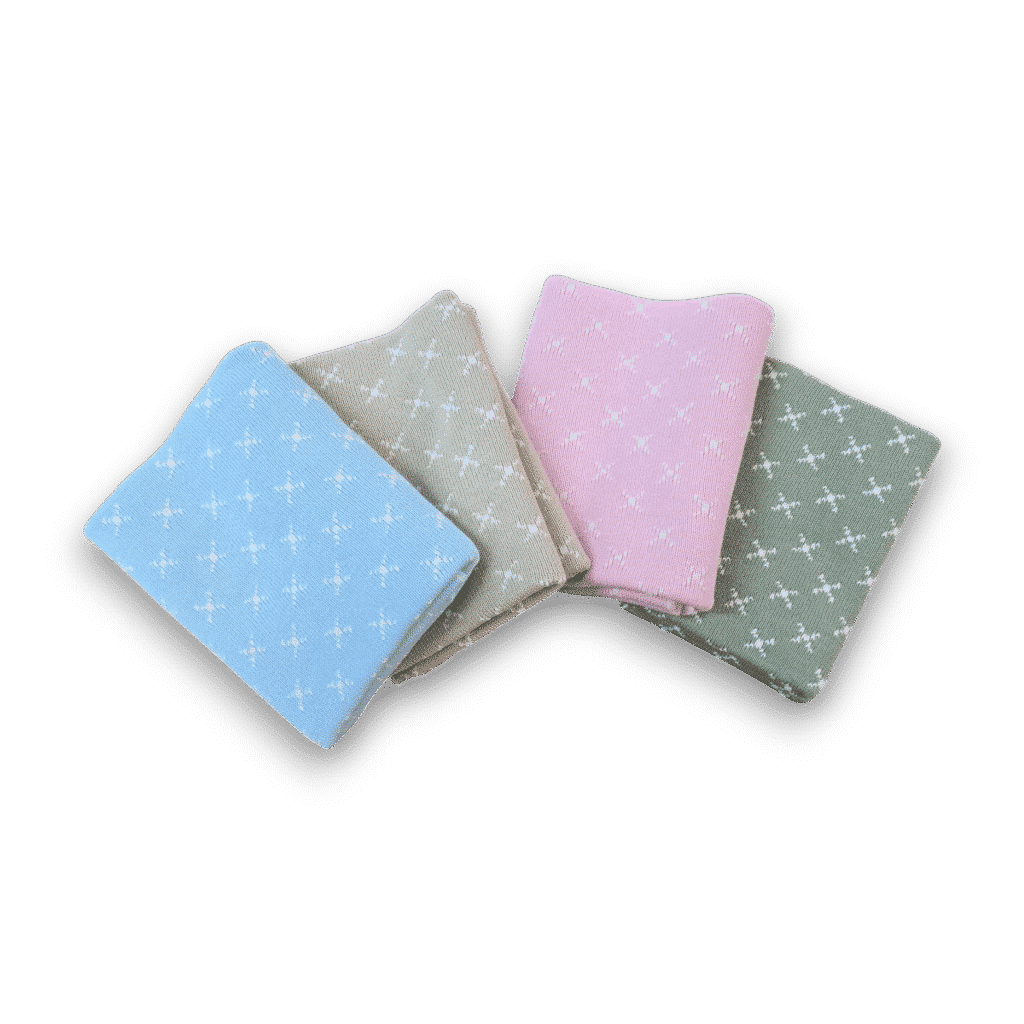 Preemie Blanket - Baby Pink Crosses