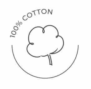 Verified 100% Cotton Badge