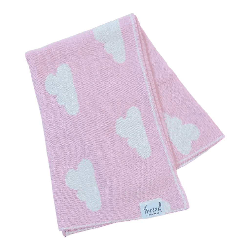 Preemie Blanket - Baby Pink Cloud