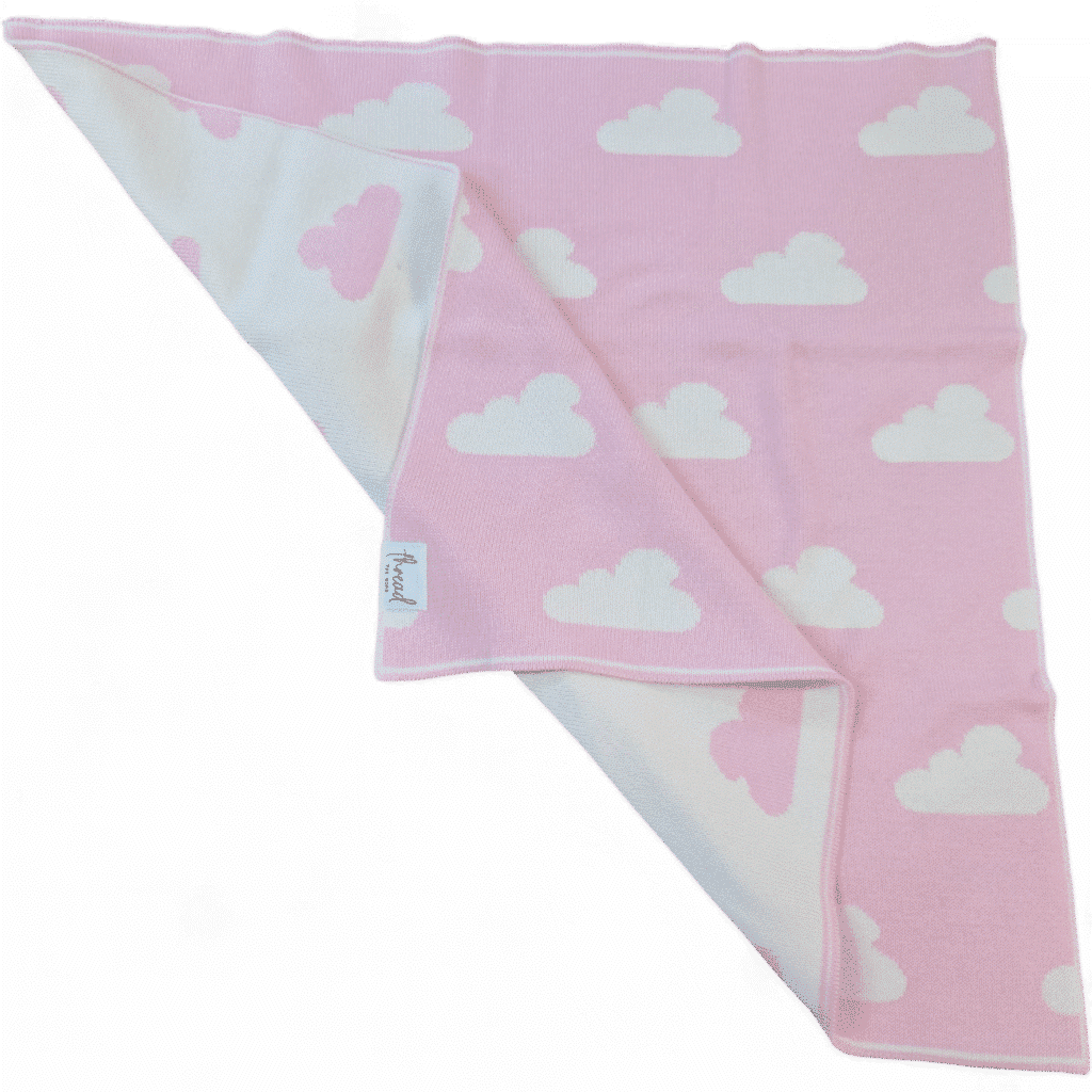 Preemie Blanket - Baby Pink Cloud