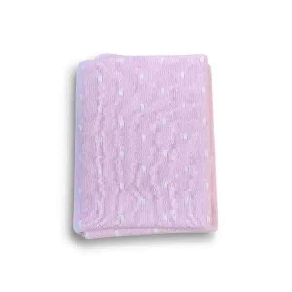 Preemie Blanket - Baby Pink Spots
