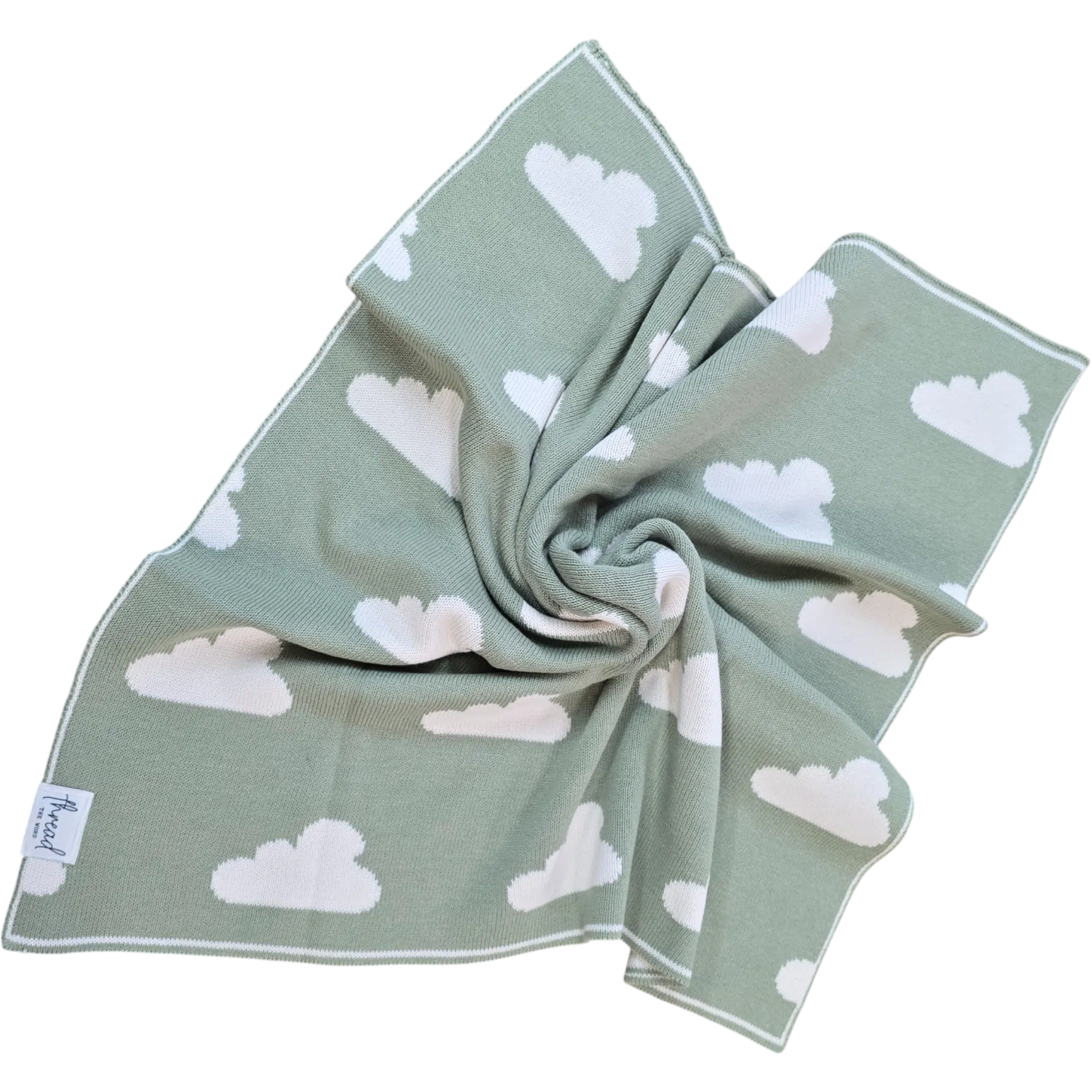 Preemie Blanket – Sage Cloud