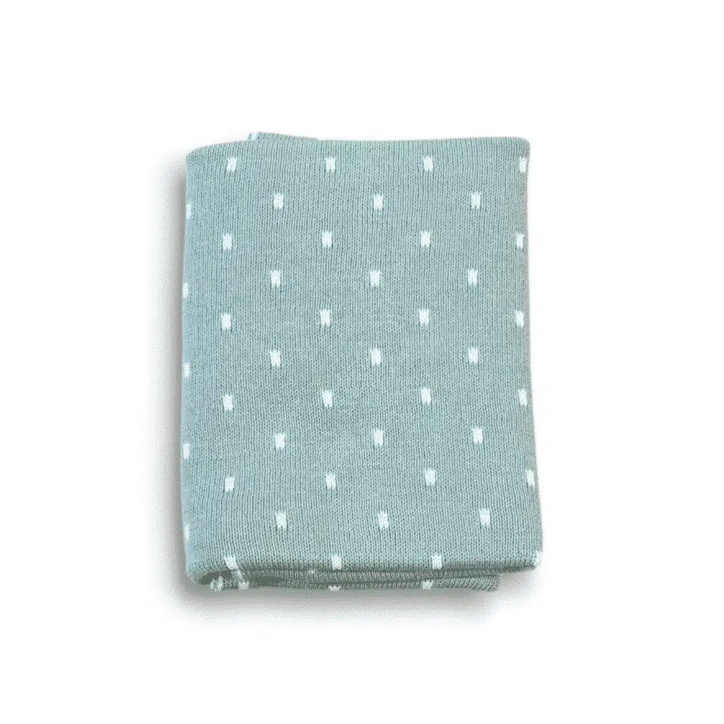 Preemie Blanket - Sage Spots