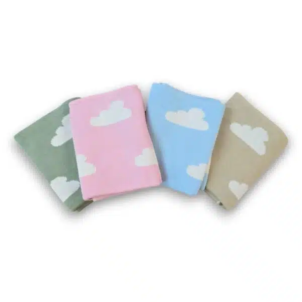 Preemie Blanket - Baby Blue Cloud