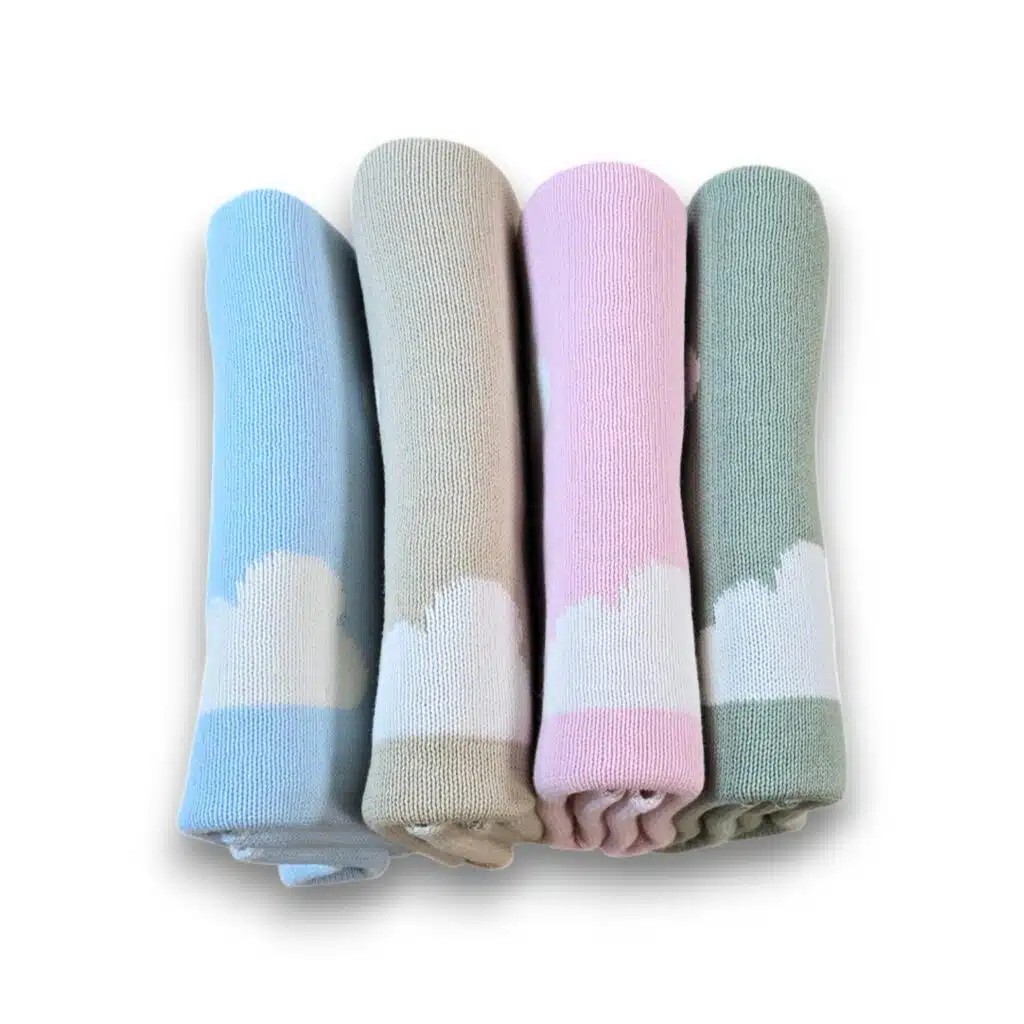 Preemie Blanket - Sage Cloud
