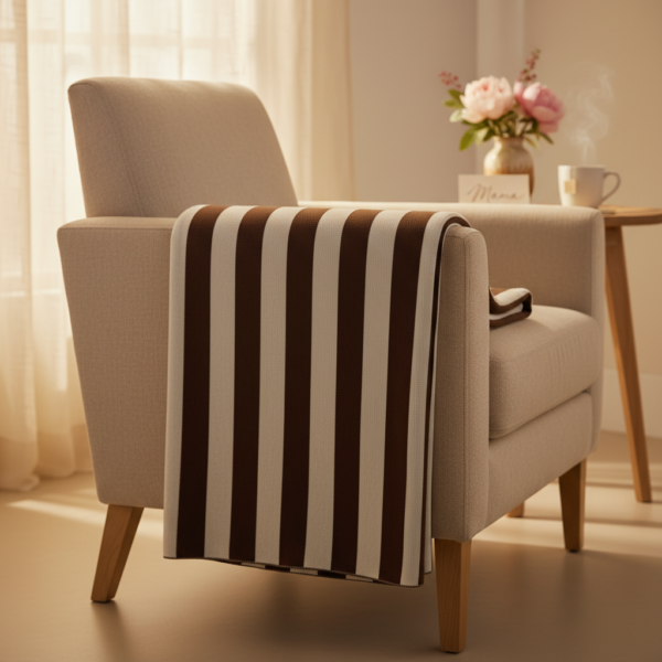 The Chunky Stripe Blanket The Chunky Stripe Blanket