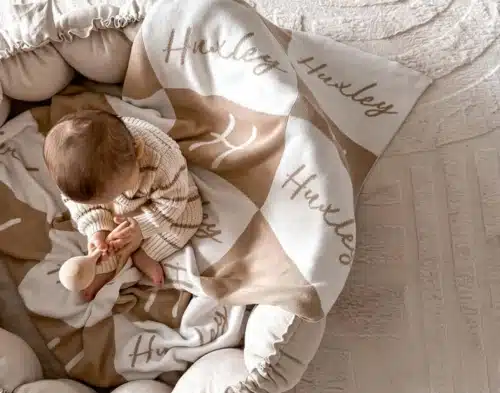 Personalized Newborn Blankets in America
