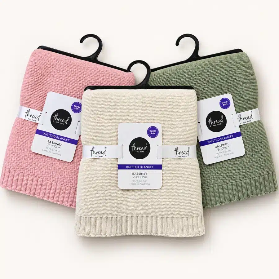 Knitted Blankets from the Thread The Word stocked range